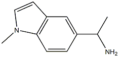 1-(1-甲基-1H-吲哚-5-基)乙胺,1312949-64-6,结构式