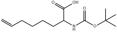 2-(Boc-amino)oct-7-enoic acid Struktur