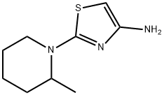 2-(2-Methyl-piperidin-1-yl)-thiazol-4-ylamine 化学構造式