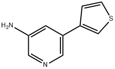 5-(thiophen-3-yl)pyridin-3-amine Structure