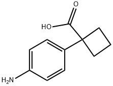 1-(4-Amino-phenyl)-cyclobutanecarboxylic acid Structure