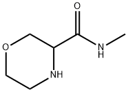 Morpholine-3-carboxylic acid methylamide Structure