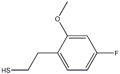 2-(4-fluoro-2-methoxyphenyl)ethanethiol Struktur