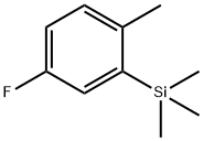 (5-fluoro-2-methylphenyl)-trimethylsilane Struktur