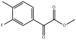 3-フルオロ-4-メチルベンゾイルぎ酸メチル 化学構造式