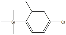 (4-chloro-2-methylphenyl)-trimethylsilane Structure