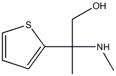 2-Methylamino-2-thiophen-2-yl-propan-1-ol,1315374-44-7,结构式