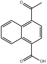  4-acetyl-1-naphthoic acid Structure