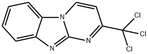 2-(trichloromethyl)benzo[4,5]imidazol[1,2-a]pyrimidine 化学構造式