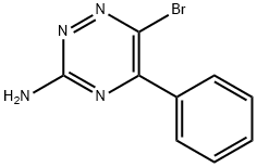 6-溴-5-苯基-1,2,4-三嗪-3-胺 结构式