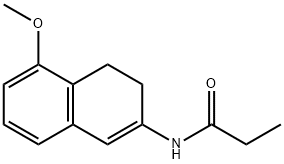 N-(3,4-Dihydro-5-methoxy-2-naphthalenyl)propanamide Structure