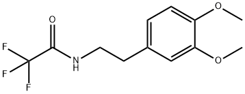N-[2-(3,4-二甲氧基苯基)乙基]-2,2,2-三氟乙酰胺, 13230-71-2, 结构式