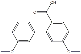 [1,1'-Biphenyl]-2-carboxylic acid, 3',5-dimethoxy- 结构式