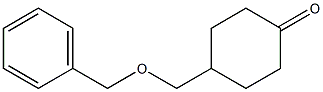 Cyclohexanone, 4-[(phenylmethoxy)methyl]- Structure