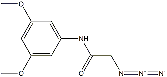 2-azido-N-(3,5-dimethoxyphenyl)acetamide Struktur