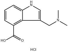 1326743-67-2 3-[(Dimethylamino)methyl]-1H-indole-4-carboxylic acid hydrochloride