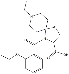 4-(2-ethoxybenzoyl)-8-ethyl-1-oxa-4,8-diazaspiro[4.5]decane-3-carboxylic acid Structure