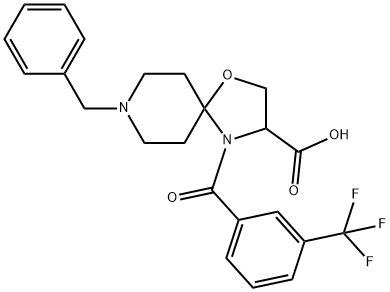 1326811-62-4 8-benzyl-4-[3-(trifluoromethyl)benzoyl]-1-oxa-4,8-diazaspiro[4.5]decane-3-carboxylic acid