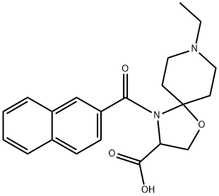 1326811-85-1 8-ethyl-4-(naphthalene-2-carbonyl)-1-oxa-4,8-diazaspiro[4.5]decane-3-carboxylic acid