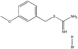 {[(3-methoxyphenyl)methyl]sulfanyl}methanimidamide hydrobromide Structure