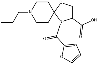 4-(furan-2-carbonyl)-8-propyl-1-oxa-4,8-diazaspiro[4.5]decane-3-carboxylic acid,1326812-98-9,结构式