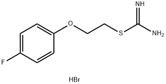 {[2-(4-fluorophenoxy)ethyl]sulfanyl}methanimidamide hydrobromide Structure