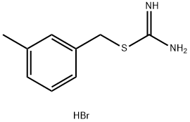 {[(3-methylphenyl)methyl]sulfanyl}methanimidamide hydrobromide, 1326814-32-7, 结构式