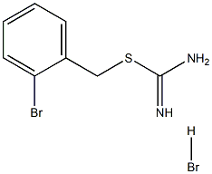 {[(2-bromophenyl)methyl]sulfanyl}methanimidamide hydrobromide, 133067-70-6, 结构式