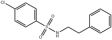 4-chloro-N-phenethylbenzenesulfonamide Structure