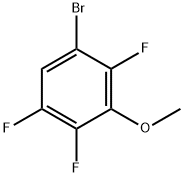 Benzene, 1-bromo-2,4,5-trifluoro-3-methoxy- Structure