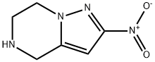 2-NITRO-4,5,6,7-TETRAHYDROPYRAZOLO[1,5-A]PYRAZINE 化学構造式