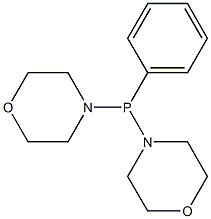 双(4-吗啉基)苯基膦, 13337-35-4, 结构式