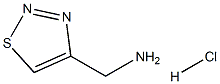 1,2,3-thiadiazol-4-ylmethanamine hydrochloride 化学構造式
