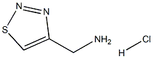 (1,2,3-噻二唑-4-基)甲胺盐酸 结构式