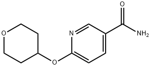 6-(Tetrahydro-pyran-4-yloxy)-nicotinamide Structure