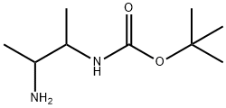 N-(3-氨基丁-2-基)氨基甲酸叔丁酯,1334494-06-2,结构式
