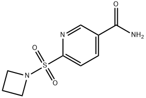 6-(Azetidine-1-sulfonyl)-nicotinamide Struktur