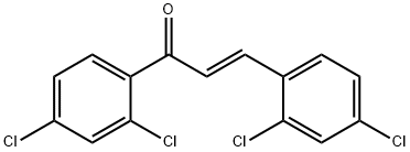 (2E)-1,3-bis(2,4-dichlorophenyl)prop-2-en-1-one,1335135-71-1,结构式