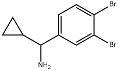 CYCLOPROPYL(3,4-DIBROMOPHENYL)METHANAMINE Structure