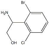 2-AMINO-2-(2-BROMO-6-CHLOROPHENYL)ETHAN-1-OL|1337352-61-0