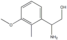 2-AMINO-2-(3-METHOXY-2-METHYLPHENYL)ETHAN-1-OL Structure