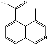 4-甲基异喹啉-5-羧酸,1337881-60-3,结构式