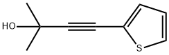 2-メチル-4-(2-チエニル)-3-ブチン-2-オール 化学構造式