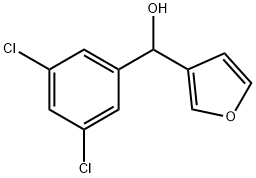 (3,5-DICHLOROPHENYL)(FURAN-3-YL)METHANOL 结构式