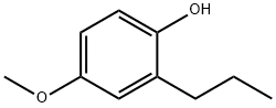 4-methoxy-2-propyl-phenol,13391-31-6,结构式