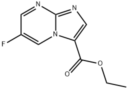ETHYL 6-FLUOROIMIDAZO[1,2-A]PYRIMIDINE-3-CARBOXYLATE Structure