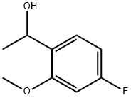 1-(4-FLUORO-2-METHOXYPHENYL)ETHAN-1-OL Structure