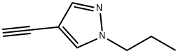 4-Ethynyl-1-propyl-1H-pyrazole Structure