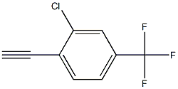 2-chloro-1-ethynyl-4-(trifluoromethyl)benzene Structure