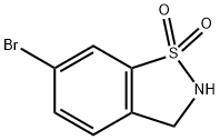 1,2-Benzisothiazole, 6-Bromo-2,3-Dihydro-, 1,1-Dioxide|6-溴-2,3-二氢苯并[D]异噻唑 1,1-二氧